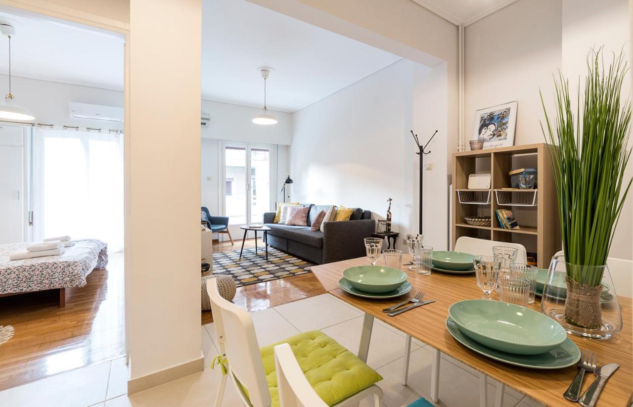 1 Km From The Acropolis 1 Bedroom Apt Netflix And Washing Machine Athen Eksteriør bilde